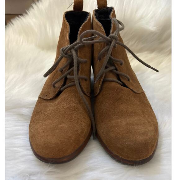 Naot Soft Brown Suede Aura Levanto Lace Up Boots EU 37 / US 6-6.5 - Picture 2 of 8